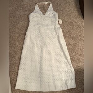 A New Day Eyelet Halter Dress Size Large